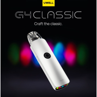Caliburn G4 Classic - Geschenksbox - Uwell - mit 4 Coils - USB C - SilverDer Caliburn G4 Classic: das raffinierteste Modell der Serie, präsentiert in einer Premium-Box mit Zubehör.Integrierter 1400-mAh-Akku mit Schnellladefunktion 2A über USB-C.Maximale Leistung von 35 Watt, passt sich automatisch an die eingesetzte Kartusche an.3 ml Fassungsvermögen und seitliche Befüllung.Kartusche mit integrierter Mesh-Spule.Präzise einstellbarer Luftstrom, perfekt für MTL- bis RDL-Züge.Pro-Focs 4.0-Technologie für optimale Geschmacksentfaltung.U²-Anti-Leck-Technologie.Verbleibende Akkuleistung wird durch RGB-LED angezeigt: Grün, Blau und Rot.CNC-gefräste Oberfläche mit ultra-hochwertiger eloxierter Glättung.Aktivierung per Knopfdruck oder automatisch durch Inhalation.Kompatibel mit allen Kartuschen der GPP-Serie.16987Uwell 38,00 CHFsmoke-shop.ch38,00 CHF