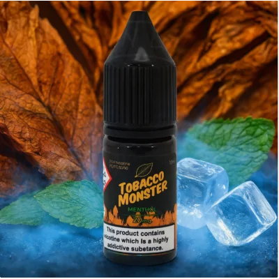 Tobacco Monster Salt - MENTHOL -10ml - 20mgProbieren Sie Menthol SALT von Tobacco Monster Liquids, einem Ableger von Jam Monster Liquids, der sich auf robuste, reichhaltige Tabakaromen spezialisiert hat, die mit einem kühlen Hauch von Menthol angereichert sind, der die Sinne einfrieren wird.Menthol E-Liquids haben eine 20mg Nikotinsalzformel, die einen sanften Nikotinrausch bietet, der dem Rauchen sehr ähnlich ist. Vaping Salz e-Flüssigkeit gibt Ihnen einen schnellen Hit von Nikotin mit keine unerwünschte Härte. 50VG/50PGTobacco Monster Salt - MENTHOL -10ml - 20mgDieses E-Liquid hat eine 20mg Nikotinsalzformel, die einen sanften Nikotinrausch bietet, der das Erlebnis des Rauchens sehr gut nachahmt. Vaping Nik Salz e-Flüssigkeit gibt Ihnen einen schnellen Schlag von Nikotin ohne unerwünschte Härte. 50VG/50PGNikotinsaltz13506Monster Vape Laps5,90 CHFsmoke-shop.ch5,90 CHF
