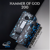 Box Hammer of God 200 (2x 18650 Batterien) 200 WattDie Hammer of God Box kehrt in einem kompakteren Format zurück und behält dabei die Leistung bei, für die sie bekannt ist.Funktioniert mit 2 Akkus 18650 (nicht im Lieferumfang enthalten).Maximale Leistung einstellbar von 5 bis 200 Watt.Leistungsstarker VC HotSwap 200-Chipsatz.3 Temperaturregelungsmodi (Ni/Ti/SS316).0,96-Zoll-OLED-Farbbildschirm.Verdampfer mit einem Durchmesser von maximal 30 mm schließen bündig mit dem Mod ab.Lieferumfang 1 x Mod Hammer of God 2001 x Zubehörtasche 1 x Werkzeug 1 x Bedienungsanleitung Eigenschaften 16988Vaperz Cloud98,00 CHFsmoke-shop.ch98,00 CHF