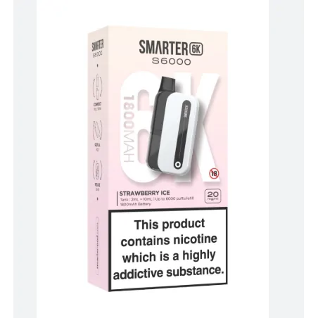 Smarter S6000 Kit -Pod System - Vers. Auswahl - USB C- 1800 mAh - 20mg - Smarter