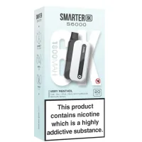 Smarter S6000 Kit -Pod System - Vers. Auswahl - USB C- 1800 mAh - 20mg - SmarterEntdecke den Smarter S6000 Pod - Super Menthol 20mg, der eine erfrischende Geschmacksnoten mit einem schnellen Nikotin-Flash durch 20mg Nikotinsalz bietet. Ohm Coil1.0 ohm MeshPodystem -Wechselbarer Nachfülltank 10 ml Wechselbarer Coil (1.0 ohm Mesh Coils) 2ml PodsystemTankvolumen: 2ml + 10ml NachfüllbehälterBatteriekapazität: 1800mAh AkkuNikotin: 20mg NikotinsalzKompakt und wiederverwendbarZugautomatik16999Elf Bar - Disposable Pods18,40 CHFsmoke-shop.ch18,40 CHF