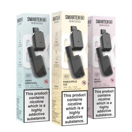 10 ml + 2ml - Smarter S6000 Nachfüllpod - Vers. Auswahl 20mg - Smarter