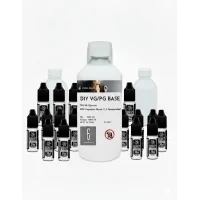 1000 ml (1 Liter) DIY Nikotinbase - Basis + Nikotin - vers. MischverhältnisseLieferumfang: 1 Liter Basis (Basis + x Nikotinshots) zum selbermischenGewünschte Stärke auswählen - Die Base + Nikotinshots zusammenmischen ergibt 1 Liter Base in der gewünschten Nikotinstärke und ZusammensetzungAuswahlmöglichkeiten:  Base 50/50 (PG/VG) Base 80/20 (VG/PG), Base 70/30 (VG/PG) , Base 90/10 (VG/PG) Nikotinstärken:  3mg, 6mg, oder 9mg NIkotin auswählbar 3mg = 15 Nikotinshots (150 ml) + 850 ml Base 6mg = 30 Nikotinshots  (300 ml) + 700 ml Base9mg = 45 Nikotinshots  (450 ml)550 ml Base Update 04.02.2025: leider müssen wir erneut die Preise erhöhen 10ml Nikotinshots kosten mit dem neuen Nikotingesetzt alleine 3.00 CHF 3mg = 150ml Nik. = 45.00 CHF + Basis 20 Fr =69.90 CHF6mg = 300ml Nik. = 90.00 CHF + Basis 15 Fr =109.90 CHF 9mg = 450ml Nik. = 130.00 CHF + Basis 15 Fr =149 CHF 6349Smoke-Shop.ch48,90 CHFsmoke-shop.ch48,90 CHF