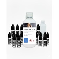 1000 ml (1 Liter) DIY Nikotinbase - Basis + Nikotin - vers. MischverhältnisseLieferumfang: 1 Liter Basis (Basis + x Nikotinshots) zum selbermischenGewünschte Stärke auswählen - Die Base + Nikotinshots zusammenmischen ergibt 1 Liter Base in der gewünschten Nikotinstärke und ZusammensetzungAuswahlmöglichkeiten:  Base 50/50 (PG/VG) Base 80/20 (VG/PG), Base 70/30 (VG/PG) , Base 90/10 (VG/PG) Nikotinstärken:  3mg, 6mg, oder 9mg NIkotin auswählbar 3mg = 15 Nikotinshots (150 ml) + 850 ml Base 6mg = 30 Nikotinshots  (300 ml) + 700 ml Base9mg = 45 Nikotinshots  (450 ml)550 ml Base Update 04.02.2025: leider müssen wir erneut die Preise erhöhen 10ml Nikotinshots kosten mit dem neuen Nikotingesetzt alleine 3.00 CHF 3mg = 150ml Nik. = 45.00 CHF + Basis 20 Fr =69.90 CHF6mg = 300ml Nik. = 90.00 CHF + Basis 15 Fr =109.90 CHF 9mg = 450ml Nik. = 130.00 CHF + Basis 15 Fr =149 CHF 6349Smoke-Shop.ch69,90 CHFsmoke-shop.ch69,90 CHF