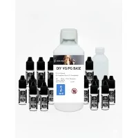 1000 ml (1 Liter) DIY Nikotinbase - Basis + Nikotin - vers. MischverhältnisseLieferumfang: 1 Liter Basis (Basis + x Nikotinshots) zum selbermischenGewünschte Stärke auswählen - Die Base + Nikotinshots zusammenmischen ergibt 1 Liter Base in der gewünschten Nikotinstärke und ZusammensetzungAuswahlmöglichkeiten:  Base 50/50 (PG/VG) Base 80/20 (VG/PG), Base 70/30 (VG/PG) , Base 90/10 (VG/PG) Nikotinstärken:  3mg, 6mg, oder 9mg NIkotin auswählbar 3mg = 15 Nikotinshots (150 ml) + 850 ml Base 6mg = 30 Nikotinshots  (300 ml) + 700 ml Base9mg = 45 Nikotinshots  (450 ml)550 ml Base Update 04.02.2025: leider müssen wir erneut die Preise erhöhen 10ml Nikotinshots kosten mit dem neuen Nikotingesetzt alleine 3.00 CHF 3mg = 150ml Nik. = 45.00 CHF + Basis 20 Fr =69.90 CHF6mg = 300ml Nik. = 90.00 CHF + Basis 15 Fr =109.90 CHF 9mg = 450ml Nik. = 130.00 CHF + Basis 15 Fr =149 CHF 6349Smoke-Shop.ch69,90 CHFsmoke-shop.ch69,90 CHF