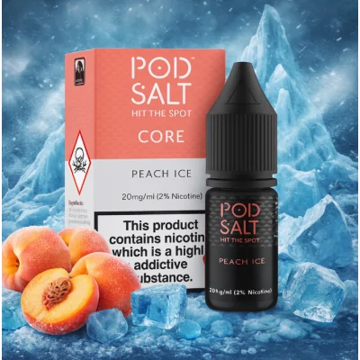 10 ml POD SALT FUSION - Peach Ice -20 mg - Nikotinsalz Liquid10 ml POD SALT FUSION - Peach Ice -20 mg - Nikotinsalz LiquidGeschmack: Saftiger Pfirsich mit erfrischend kühlem Ice-Finish – perfekter All-Day-Taste Pod Salt Nikotinsalz E-Liquids. Die Nikotinsalz E-Liquids von Pod Salt bieten einen intensiven und gleichmäßigen Nikotinschlag in verschiedenen Geschmacksrichtungen mit minimaler Reizung des RachensMit einem Nikotingehalt von 20mg/ml ist wenig Dampf erforderlich um den Nikotinbedarf zu befriedigen. Das Nikotinsalz ermöglicht einen viel sanfteren Throat Hit als regulär. Diese Kombination ist optimal für Podsystem und MTL-Verdampfer!Pod Salt repliziert die in Tabakblättern natürlich vorkommenden Nikotinsalze, um ein perfekt glattes Erlebnis mit minimaler Rachenreizung zu erzielen. Mit Nikotinsalzen wird das Nikotin schneller absorbiert und bleibt länger erhalten, um ein höheres Maß an Zufriedenheit zu erzielen als mit herkömmlichen Nikotin-E-Flüssigkeiten.Diese Kombination von Faktoren hilft mehr Rauchern beim Übergang vom Tabakkonsum, und auch viele derzeitige Vaper stellen den Wechsel ein. Stealth-Vaping war noch nie einfacher oder befriedigender.Inhalt: 10 mlNikotingehalt: 20 mgMischverhältnis: 50% PG / 50% VGInhaltstoffe: Propylenglykol, pflanzliches Glyzerin, Aromen, Nikotin17034Pod Salt - Nikotinsaltz6,90 CHFsmoke-shop.ch6,90 CHF