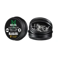 3-Core Clapton Coils Ni80 0.2ohm (10 Coils) - Thunder Cloud x Grimm Green