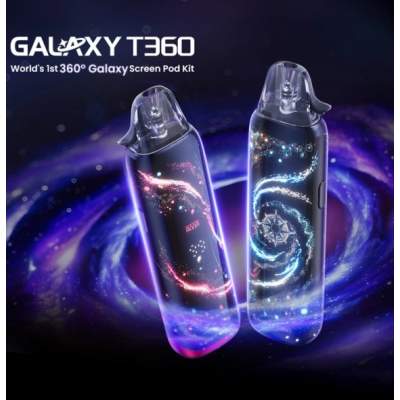 Kit Pod Galaxy T360 2.5ml 1200mAh - Lost Vape - USB C - vers. FarbenKit Pod Galaxy T360 2.5ml 1200mAh - Lost Vape - USB C - vers. FarbenEntdecken Sie das Galaxy T360, eine Kreation von Lost Vape, die Stil und Leistung vereint.Integrierter 1200-mAh-Akku mit schneller USB-C-Aufladung (2 A).Leistung von 5 bis 35 Watt, die sich automatisch an die eingesetzte Kartusche anpasst.Energiesparmodus für noch längere Sitzungen.2,5 ml Side-Fill-Kartusche mit integrierter Mesh-Spule.Einstellbarer Luftstrom, ideal für MTL- bis RDL-Vaping.360°-gebogenes Display, klar und gut lesbar mit atemberaubenden Animationen.Durch Ziehen aktiviert für sofortigen Gebrauch.Kompatibel mit allen Kartuschen der Ursa-Serie.Lieferumfang1 x Galaxy T360 Mod1 x Ursa Top Fill V3 0,8 Ohm Kartusche1 x O-Ring1 x Ursa Kartusche Kurzanleitung1 x Tastenanleitung1 x Garantiekarte1 x Bedienungsanleitung1 x TragebandEigenschaftenGröße: 114,8 x 20 x 30 mmLeistung: 5–35 WIntegrierter Akku: 1200 mAhE-Liquid-Füllmenge: 2,5 mlNachfüllen: Seitliche BefüllungEinstellbarer LuftstromZugtyp: MTL bis RDLMaterial: KunststoffKompatible Kartuschen: Ursa-Serie17024Lost Vape22,90 CHFsmoke-shop.ch22,90 CHF Kit Pod Galaxy T360 2.5ml 1200mAh - Lost Vape - USB C - vers. FarbenKit Pod Galaxy T360 2.5ml 1200mAh - Lost Vape - USB C - vers. FarbenEntdecken Sie das Galaxy T360, eine Kreation von Lost Vape, die Stil und Leistung vereint.Integrierter 1200-mAh-Akku mit schneller USB-C-Aufladung (2 A).Leistung von 5 bis 35 Watt, die sich automatisch an die eingesetzte Kartusche anpasst.Energiesparmodus für noch längere Sitzungen.2,5 ml Side-Fill-Kartusche mit integrierter Mesh-Spule.Einstellbarer Luftstrom, ideal für MTL- bis RDL-Vaping.360°-gebogenes Display, klar und gut lesbar mit atemberaubenden Animationen.Durch Ziehen aktiviert für sofortigen Gebrauch.Kompatibel mit allen Kartuschen der Ursa-Serie.Lieferumfang1 x Galaxy T360 Mod1 x Ursa Top Fill V3 0,8 Ohm Kartusche1 x O-Ring1 x Ursa Kartusche Kurzanleitung1 x Tastenanleitung1 x Garantiekarte1 x Bedienungsanleitung1 x TragebandEigenschaftenGröße: 114,8 x 20 x 30 mmLeistung: 5–35 WIntegrierter Akku: 1200 mAhE-Liquid-Füllmenge: 2,5 mlNachfüllen: Seitliche BefüllungEinstellbarer LuftstromZugtyp: MTL bis RDLMaterial: KunststoffKompatible Kartuschen: Ursa-Serie17024Lost Vape22,90 CHFsmoke-shop.ch22,90 CHF