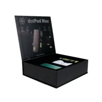 Gift Box Kit DotPod Max Gunmetal - 5ml 2100mAh - Geschenksbox - mit 100ml Dotmod LiquidHervorragendes Geschenkset mit einem DotPod Max Kit und einer 100 ml Dotmod E-Flüssigkeit.Leistung und Kraft sind zwei Begriffe, die den DotPod Max von DotMod perfekt beschreiben.Integrierter 2100-mAh-Akku, der sich über USB-C mit 2 A schnell aufladen lässt.Einstellbare Leistung von 5 bis maximal 60 Watt.Kartusche mit einem Fassungsvermögen von 5 ml, von oben befüllbar.Kompatibel mit Kartuschen mit integrierten Spulen (0,6/1,0 Ohm).Sehr präzise einstellbarer Luftstrom, perfekt für MTL- bis DTL-Zug.Klares und gut lesbares 0,69-Zoll-OLED-Display.Aktivierung per Knopfdruck oder automatisch durch Inhalation.Leere Kartuschen kompatibel mit allen DotCoil-Spulen (0,3/0,7/0,9 Ohm).Lieferumfang1 x DotPod Max Pod1 x DotPod Max 0.4Ω Cartridge1 x DotPod Max 0.6Ω Cartridge1 x Dotmod E-liquid 100mlEigenschaftenBattery : Built-in 2100mAhCapacity : 5ml cartridgeRefilling : Top-fillAirflow : Adjustable MTL/DTLMax Power : 60WLiquid Geschmack Zufällig aus Dotmod 100ml Reihne17004Dotmod49,90 CHFsmoke-shop.ch49,90 CHF Gift Box Kit DotPod Max Gunmetal - 5ml 2100mAh - Geschenksbox - mit 100ml Dotmod LiquidHervorragendes Geschenkset mit einem DotPod Max Kit und einer 100 ml Dotmod E-Flüssigkeit.Leistung und Kraft sind zwei Begriffe, die den DotPod Max von DotMod perfekt beschreiben.Integrierter 2100-mAh-Akku, der sich über USB-C mit 2 A schnell aufladen lässt.Einstellbare Leistung von 5 bis maximal 60 Watt.Kartusche mit einem Fassungsvermögen von 5 ml, von oben befüllbar.Kompatibel mit Kartuschen mit integrierten Spulen (0,6/1,0 Ohm).Sehr präzise einstellbarer Luftstrom, perfekt für MTL- bis DTL-Zug.Klares und gut lesbares 0,69-Zoll-OLED-Display.Aktivierung per Knopfdruck oder automatisch durch Inhalation.Leere Kartuschen kompatibel mit allen DotCoil-Spulen (0,3/0,7/0,9 Ohm).Lieferumfang1 x DotPod Max Pod1 x DotPod Max 0.4Ω Cartridge1 x DotPod Max 0.6Ω Cartridge1 x Dotmod E-liquid 100mlEigenschaftenBattery : Built-in 2100mAhCapacity : 5ml cartridgeRefilling : Top-fillAirflow : Adjustable MTL/DTLMax Power : 60WLiquid Geschmack Zufällig aus Dotmod 100ml Reihne17004Dotmod49,90 CHFsmoke-shop.ch49,90 CHF