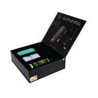 Gift Box Kit DotPod Max Gunmetal - 5ml 2100mAh - Geschenksbox - mit 100ml Dotmod LiquidHervorragendes Geschenkset mit einem DotPod Max Kit und einer 100 ml Dotmod E-Flüssigkeit.Leistung und Kraft sind zwei Begriffe, die den DotPod Max von DotMod perfekt beschreiben.Integrierter 2100-mAh-Akku, der sich über USB-C mit 2 A schnell aufladen lässt.Einstellbare Leistung von 5 bis maximal 60 Watt.Kartusche mit einem Fassungsvermögen von 5 ml, von oben befüllbar.Kompatibel mit Kartuschen mit integrierten Spulen (0,6/1,0 Ohm).Sehr präzise einstellbarer Luftstrom, perfekt für MTL- bis DTL-Zug.Klares und gut lesbares 0,69-Zoll-OLED-Display.Aktivierung per Knopfdruck oder automatisch durch Inhalation.Leere Kartuschen kompatibel mit allen DotCoil-Spulen (0,3/0,7/0,9 Ohm).Lieferumfang1 x DotPod Max Pod1 x DotPod Max 0.4Ω Cartridge1 x DotPod Max 0.6Ω Cartridge1 x Dotmod E-liquid 100mlEigenschaftenBattery : Built-in 2100mAhCapacity : 5ml cartridgeRefilling : Top-fillAirflow : Adjustable MTL/DTLMax Power : 60WLiquid Geschmack Zufällig aus Dotmod 100ml Reihne17004Dotmod49,90 CHFsmoke-shop.ch49,90 CHF Gift Box Kit DotPod Max Gunmetal - 5ml 2100mAh - Geschenksbox - mit 100ml Dotmod LiquidHervorragendes Geschenkset mit einem DotPod Max Kit und einer 100 ml Dotmod E-Flüssigkeit.Leistung und Kraft sind zwei Begriffe, die den DotPod Max von DotMod perfekt beschreiben.Integrierter 2100-mAh-Akku, der sich über USB-C mit 2 A schnell aufladen lässt.Einstellbare Leistung von 5 bis maximal 60 Watt.Kartusche mit einem Fassungsvermögen von 5 ml, von oben befüllbar.Kompatibel mit Kartuschen mit integrierten Spulen (0,6/1,0 Ohm).Sehr präzise einstellbarer Luftstrom, perfekt für MTL- bis DTL-Zug.Klares und gut lesbares 0,69-Zoll-OLED-Display.Aktivierung per Knopfdruck oder automatisch durch Inhalation.Leere Kartuschen kompatibel mit allen DotCoil-Spulen (0,3/0,7/0,9 Ohm).Lieferumfang1 x DotPod Max Pod1 x DotPod Max 0.4Ω Cartridge1 x DotPod Max 0.6Ω Cartridge1 x Dotmod E-liquid 100mlEigenschaftenBattery : Built-in 2100mAhCapacity : 5ml cartridgeRefilling : Top-fillAirflow : Adjustable MTL/DTLMax Power : 60WLiquid Geschmack Zufällig aus Dotmod 100ml Reihne17004Dotmod49,90 CHFsmoke-shop.ch49,90 CHF