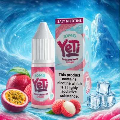 Yeti Salt - Passionfruit Lychee 10ml E Liquid Salt 20mgLieferumfang: 1x Yeti Salt - Passionfruit Lychee 10ml E Liquid Salt 20mgGeschmack:Yeti Passionfruit Lychee ist eine exotische Saftmischung mit spritzigen Passionsfruchtnoten, gepaart mit süßer Litschi, die den Inhalationsvorgang dominiert. Perfekt für eine ganztägige Verdampfung! Passionfruit Lychee von Yeti Salt enthält 20mg Nikotin pro 10ml FlascheVG/PG 60/40Schnelle NikotinaufnahmeSanfteres Gefühl im Hals, trotz höherer Dosierungneutralerer GeschmackOptimal nutzbar für POD Systeme oder MTL Tanks15473Yeti E-Liquid UK6,90 CHFsmoke-shop.ch6,90 CHF