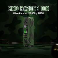 Spezial Edition: Box Mod Rayden 100 V2 - BD Vape - 100 Watt - neue FarbenSpezial Edition: Box Mod Rayden 100 V2 - BD Vape - 100 Watt - neue FarbenNEUE Farben in Spezial Edition:  Gold oder Military Green Kompakt, leistungsstark, ergonomisch ... Drei Worte, die den Mod Rayden 100 perfekt beschreiben!Das Design aus einer Legierung verleiht ihm eine hohe Robustheit.Vorbildliche Handhabung und Verarbeitung.Funktioniert mit einem Akku 18650/21700 (nicht im Lieferumfang enthalten).Leistung einstellbar bis maximal 100 Watt.XT ULTRA 1.3-Chipsatz (neuer, verbesserter Chipsatz) mit anpassbaren Farben.Ein-/Aus-Schalter zum einfachen Ein- und Ausschalten des Rayden Mods.Die Änderungen der Version 2.0!+20 % Reaktionsfähigkeit im Vergleich zu V1.5.Hochwertige Verarbeitung mit kratzfester Beschichtung für außergewöhnliche Langlebigkeit.Neue Akku-Klappe, die jegliches Risiko von Überhitzung und Kurzschlüssen ausschließt.Überarbeitete Tasten für optimale Empfindlichkeit.2 Jahre Garantie auf das Produkt.16069BD Vape92,00 CHFsmoke-shop.ch92,00 CHF Spezial Edition: Box Mod Rayden 100 V2 - BD Vape - 100 Watt - neue FarbenSpezial Edition: Box Mod Rayden 100 V2 - BD Vape - 100 Watt - neue FarbenNEUE Farben in Spezial Edition:  Gold oder Military Green Kompakt, leistungsstark, ergonomisch ... Drei Worte, die den Mod Rayden 100 perfekt beschreiben!Das Design aus einer Legierung verleiht ihm eine hohe Robustheit.Vorbildliche Handhabung und Verarbeitung.Funktioniert mit einem Akku 18650/21700 (nicht im Lieferumfang enthalten).Leistung einstellbar bis maximal 100 Watt.XT ULTRA 1.3-Chipsatz (neuer, verbesserter Chipsatz) mit anpassbaren Farben.Ein-/Aus-Schalter zum einfachen Ein- und Ausschalten des Rayden Mods.Die Änderungen der Version 2.0!+20 % Reaktionsfähigkeit im Vergleich zu V1.5.Hochwertige Verarbeitung mit kratzfester Beschichtung für außergewöhnliche Langlebigkeit.Neue Akku-Klappe, die jegliches Risiko von Überhitzung und Kurzschlüssen ausschließt.Überarbeitete Tasten für optimale Empfindlichkeit.2 Jahre Garantie auf das Produkt.16069BD Vape92,00 CHFsmoke-shop.ch92,00 CHF