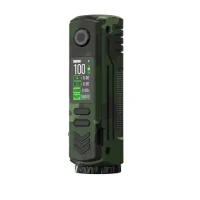 Spezial Edition: Box Mod Rayden 100 V2 - BD Vape - 100 Watt - neue FarbenSpezial Edition: Box Mod Rayden 100 V2 - BD Vape - 100 Watt - neue FarbenNEUE Farben in Spezial Edition:  Gold oder Military Green Kompakt, leistungsstark, ergonomisch ... Drei Worte, die den Mod Rayden 100 perfekt beschreiben!Das Design aus einer Legierung verleiht ihm eine hohe Robustheit.Vorbildliche Handhabung und Verarbeitung.Funktioniert mit einem Akku 18650/21700 (nicht im Lieferumfang enthalten).Leistung einstellbar bis maximal 100 Watt.XT ULTRA 1.3-Chipsatz (neuer, verbesserter Chipsatz) mit anpassbaren Farben.Ein-/Aus-Schalter zum einfachen Ein- und Ausschalten des Rayden Mods.Die Änderungen der Version 2.0!+20 % Reaktionsfähigkeit im Vergleich zu V1.5.Hochwertige Verarbeitung mit kratzfester Beschichtung für außergewöhnliche Langlebigkeit.Neue Akku-Klappe, die jegliches Risiko von Überhitzung und Kurzschlüssen ausschließt.Überarbeitete Tasten für optimale Empfindlichkeit.2 Jahre Garantie auf das Produkt.16069BD Vape92,00 CHFsmoke-shop.ch92,00 CHF