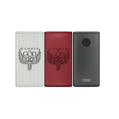 Box Hammer of God 400 - Vaperz Cloud x Suicide Mods (Hammer of God) NEUE FarbenBox Hammer of God 400 - Vaperz Cloud - Vaperz Cloud x Suicide Mods (Hammer of God)Hammer Of God: Der ikonische Mod.Funktioniert mit 4 18650-Akkus (nicht enthalten).Einstellbare Maximalleistung von 5 bis 400 Watt.Hochleistungs-Chipsatz VC HotSwap 400.3 Modi für die Temperaturkontrolle (Ni/Ti/Ss316).0,96" OLED-Farbbildschirm.Aufnahme von Panzern bis 40 mm.14664Vaperz Cloud155,00 CHFsmoke-shop.ch155,00 CHF Box Hammer of God 400 - Vaperz Cloud x Suicide Mods (Hammer of God) NEUE FarbenBox Hammer of God 400 - Vaperz Cloud - Vaperz Cloud x Suicide Mods (Hammer of God)Hammer Of God: Der ikonische Mod.Funktioniert mit 4 18650-Akkus (nicht enthalten).Einstellbare Maximalleistung von 5 bis 400 Watt.Hochleistungs-Chipsatz VC HotSwap 400.3 Modi für die Temperaturkontrolle (Ni/Ti/Ss316).0,96" OLED-Farbbildschirm.Aufnahme von Panzern bis 40 mm.14664Vaperz Cloud155,00 CHFsmoke-shop.ch155,00 CHF