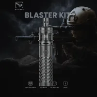 KIT - Blaster Gun Edition - BD Vape - 18650 LED RGB - 26 mm - Gunmetal