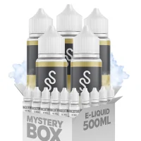 Mystery-Box 5x 100ml Shortfill 0mg - Liquids + 10x Nikotinshots (20mg)