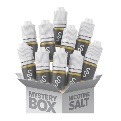 Mystery-Box Nic Salt - 10x 10ml - Salt Liquids - 20mg oder 10 mgMach Dich bereit für ein aufregendes Vaping-Erlebnis mit unserer Nic Salts Mystery Box! Darin finden Sie 10 zufällige Nic Salts von Marken wie zB. SKE, Ultimate Puff, IVG, Double Drip, Elux, Riot Squad, Nasty und mehr. Jede Box hat eine Nikotinstärke von 20mgLieferumfang:  10x 10ml Liquids - Zufallsgeschmack 15607Smoke-Shop.ch29,90 CHFsmoke-shop.ch29,90 CHF