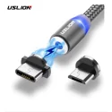 Uslion magnetischer USB-C Kabel + USB C Magnet Adapter