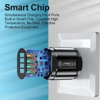 Stecker Wall/USB 4 port 3,1A 5V Fast Charge - BK385 - NetzteilDieser 3.1A 5V-Adapter mit 4 USB-Buchsen ermöglicht das schnelle und sichere Aufladen der meisten elektronischen Geräte.Dank des Wandanschlusses können Sie eine große Auswahl an Zubehör aufladen.Er erkennt intelligent die angeschlossenen Geräte und liefert den optimalen Strom.CE- und ROHS-zertifiziertZertifikate auf Anfrage erhältlich13459Smoke-Shop.ch9,90 CHFsmoke-shop.ch9,90 CHF