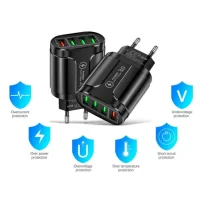 Stecker Wall/USB 4 port 3,1A 5V Fast Charge - BK385 - NetzteilDieser 3.1A 5V-Adapter mit 4 USB-Buchsen ermöglicht das schnelle und sichere Aufladen der meisten elektronischen Geräte.Dank des Wandanschlusses können Sie eine große Auswahl an Zubehör aufladen.Er erkennt intelligent die angeschlossenen Geräte und liefert den optimalen Strom.CE- und ROHS-zertifiziertZertifikate auf Anfrage erhältlich13459Smoke-Shop.ch9,90 CHFsmoke-shop.ch9,90 CHF