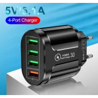 Stecker Wall/USB 4 port 3,1A 5V Fast Charge - BK385 - NetzteilDieser 3.1A 5V-Adapter mit 4 USB-Buchsen ermöglicht das schnelle und sichere Aufladen der meisten elektronischen Geräte.Dank des Wandanschlusses können Sie eine große Auswahl an Zubehör aufladen.Er erkennt intelligent die angeschlossenen Geräte und liefert den optimalen Strom.CE- und ROHS-zertifiziertZertifikate auf Anfrage erhältlich13459Smoke-Shop.ch9,90 CHFsmoke-shop.ch9,90 CHF