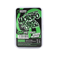 Coton Xfiber Für Wire Coil (30 Stück) - Wotofo - 3 mm WickelwatteLieferumfang: Coton Xfiber pour Wire Coil (30 Stück) - Wotofo - 3 mm Wickelwatte Wotofo stellt die verbesserte Version der Agleted Cotton vor, die Xfiber Cotton wird aus reiner Biobaumwolle hergestellt und weist noch bessere Eigenschaften als der Vorgänger auf.Durchmesser 3mm variante17066Wotofo 7,90 CHFsmoke-shop.ch7,90 CHF