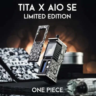 Tita X AIO SE DNA60 One Piece Limited Edition - Veepon - (Boro Device)Veepon präsentiert eine außergewöhnliche Limited Edition des Tita X AIO SE, die alle Fans von One Piece begeistern wird!Funktioniert mit einem 18650-Akku (nicht im Lieferumfang enthalten).Leistungsstarker und zuverlässiger Evolv DNA60-Chipsatz, über das Escribe-Tool anpassbar.Leistung einstellbar von 1 bis 60 Watt.4 ml Fassungsvermögen und seitliche Befüllung.Einstellbarer Airflow, perfekt für MTL- bis DL-Züge.Kompatibel mit den meisten Boro-Tanks.Magnetische Frontblende.Klares und gut lesbares Farbdisplay.Lieferumfang: 1 x Tita X AIO Mod1 x Veepon Boro Tank2 x Mesh-Spulen 0,3ohm1 x Transparente Frontblende1 x Schwarze Frontblende1 x 18650 Adapter1 x USB-C KabelEigenschaftenGröße: 44.55*26*84mmAkku 18650/21700Material: Aluminiumlegierung und SS3164ml FassungsvermögenMTL bis DL-ZugAufladen über USB-CAuswechselbare Platten17084VEEPON - Tita111,90 CHFsmoke-shop.ch111,90 CHF Tita X AIO SE DNA60 One Piece Limited Edition - Veepon - (Boro Device)Veepon präsentiert eine außergewöhnliche Limited Edition des Tita X AIO SE, die alle Fans von One Piece begeistern wird!Funktioniert mit einem 18650-Akku (nicht im Lieferumfang enthalten).Leistungsstarker und zuverlässiger Evolv DNA60-Chipsatz, über das Escribe-Tool anpassbar.Leistung einstellbar von 1 bis 60 Watt.4 ml Fassungsvermögen und seitliche Befüllung.Einstellbarer Airflow, perfekt für MTL- bis DL-Züge.Kompatibel mit den meisten Boro-Tanks.Magnetische Frontblende.Klares und gut lesbares Farbdisplay.Lieferumfang: 1 x Tita X AIO Mod1 x Veepon Boro Tank2 x Mesh-Spulen 0,3ohm1 x Transparente Frontblende1 x Schwarze Frontblende1 x 18650 Adapter1 x USB-C KabelEigenschaftenGröße: 44.55*26*84mmAkku 18650/21700Material: Aluminiumlegierung und SS3164ml FassungsvermögenMTL bis DL-ZugAufladen über USB-CAuswechselbare Platten17084VEEPON - Tita111,90 CHFsmoke-shop.ch111,90 CHF