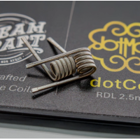RDL Dual-Core Fused Clapton NI80 0.32Ohm (2 Coils) DotmodLieferumfang:  RDL Dual-Core Fused Clapton NI80 0.32Ohm (2 Coils) DotmodKomplett handgefertigt.2x32 Ni80/1x40 Ni80.6 Windungen auf einer Achse mit Ø2,5 mm.1,2 Ohm: Verwendung zwischen 5 und 15 Watt.Achten Sie beim Einlaufen darauf, die Wattzahl zu verringern, damit die Spulen nicht weiß werden.Verkauft in Packungen zu 2 Stück. 17112Dotmod11,90 CHFsmoke-shop.ch11,90 CHF