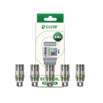 EC-D Verdampferköpfe - vers. Ohm (5 Coils) - EleafLieferumfang:EC-D Verdampferköpfe - vers. Ohm (5 Coils) - EleafErsatzwiderstände, kompatibel mit dem Melo X Tank von Eleaf.0,15 Ohm: Verwendung zwischen 40 und 70 Watt (optimal 50 W).0,3 Ohm: Verwendung zwischen 30 und 45 Watt (optimal 40 W).0,5 Ohm: Verwendung zwischen 15 und 25 Watt (optimal 23 W).Verkauft im 5er-Pack.&nbsp;&nbsp;&nbsp;17114Esmoka/Eleaf12,90&nbsp;CHFsmoke-shop.ch12,90&nbsp;CHF