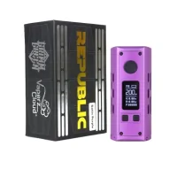 Box Republic Squonk Dual 200W 2x18650 - Grimm Green x Vaperz CloudWenn Grimm Green und Vaperz Cloud sich zusammentun, ist das Ergebnis einfach unglaublich: Eine massive und extrem leistungsstarke Box Bottom Feeder mit zwei Akkus.Funktioniert mit zwei 18650-Akkus (nicht im Lieferumfang enthalten).Leistung einstellbar von 5 bis maximal 200 Watt.Drei Betriebsmodi: Power, Bypass und Temperaturregelung.Squonk-Flasche mit einem Fassungsvermögen von 10 ml.Magnethalterung zum einfachen Einsetzen und Entnehmen der Flasche.Klares und gut lesbares OLED-Display.Robuste Konstruktion aus Edelstahl und Aluminiumlegierung.Zerstäuber mit einem Durchmesser von maximal 40 mm schließen bündig mit dem Mod ab.17115Vaperz Cloud118,90 CHFsmoke-shop.ch118,90 CHF