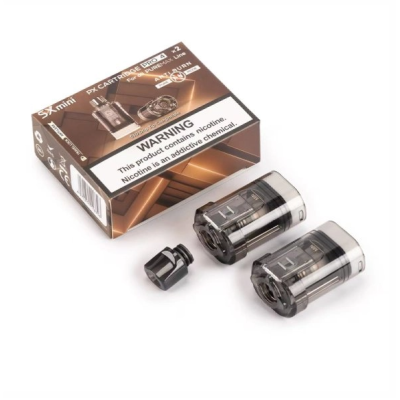 PX Pro 4 - vers. Ohm (2 Kartuschen) - SXmini PuremaxErsatzkartuschen, kompatibel mit den Pods der PureMax-Serie von SXmini.Fassungsvermögen von 4 ml und Befüllung von vorne.Integrierter Mesh-Widerstand mit einem Wert von 0,4, 0,6 Ohm, 0,8 oder 1,2 Ohm.Die 0,4-Ohm-Patrone ist nur mit den Puremax Q- und 2-Pods kompatibel.Liquid Lock-Technologie minimiert das Risiko von Leckagen bei längerer Nichtbenutzung.Abnehmbares 510-Drip Tip (im Lieferumfang enthalten).Verkauft im 2er-Pack. (2 Ersatzkartuschen)PX Pro 4  - vers. Ohm (2 Kartuschen) - SXmini Puremax 17120SX mini (YIHI Chip)11,90 CHFsmoke-shop.ch11,90 CHF PX Pro 4 - vers. Ohm (2 Kartuschen) - SXmini PuremaxErsatzkartuschen, kompatibel mit den Pods der PureMax-Serie von SXmini.Fassungsvermögen von 4 ml und Befüllung von vorne.Integrierter Mesh-Widerstand mit einem Wert von 0,4, 0,6 Ohm, 0,8 oder 1,2 Ohm.Die 0,4-Ohm-Patrone ist nur mit den Puremax Q- und 2-Pods kompatibel.Liquid Lock-Technologie minimiert das Risiko von Leckagen bei längerer Nichtbenutzung.Abnehmbares 510-Drip Tip (im Lieferumfang enthalten).Verkauft im 2er-Pack. (2 Ersatzkartuschen)PX Pro 4  - vers. Ohm (2 Kartuschen) - SXmini Puremax 17120SX mini (YIHI Chip)11,90 CHFsmoke-shop.ch11,90 CHF