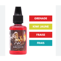 KRONOS - Aroma Edition - 30ml - by A&L Aroma (DIY)Ein explosives Trio, bei dem die Süße der Erdbeere auf die säuerliche Granatapfel und die belebende Kiwi trifft, alles vereint in einer intensiven Frische.Geschmack: Ein explosives Trio, bei dem die Süße der Erdbeere auf die säuerliche Granatapfel und die belebende Kiwi trifft, alles vereint in einer intensiven Frische.Marke A&amp;LReihe UltimateLand FrankreichGeschmack Fruchtig, FrischVerpackung PE-Flasche 30ml mit kindersicherem VerschlussInhalt 30mlSteep Time 2 - 3 TageEmpfohlene Dosierung 9%.17065A&L Shakers Aromen11,90 CHFsmoke-shop.ch11,90 CHF
