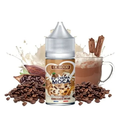 El Crema - Moca - 30ml - Cebueno Aroma (DIY)Eine intensive Verbindung zwischen der Kraft eines kräftigen Espressos und der Rundheit eines subtilen Kakaos.Geschmack: Espresso Kakao El Crema - Moca - 30ml - Cebueno Aroma (DIY)30ml FlascheMarke CE' GOODLand FrankreichGeschmack Kaffee GourmetVerpackung 30-ml-PE-Flasche mit kindersicherem VerschlussInhalt 30 mlNikotingehalt 0 mgAroma (DIY) nie pur dampfen ! 17131CEBUENO - Liquids und Aromen FR9,70 CHFsmoke-shop.ch9,70 CHF