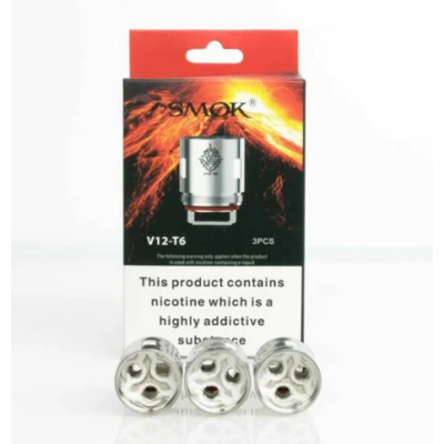 3x TFV12 T6 Verdampferköpfe - Smok - 0.17 ohmLieferumfang:3x TFV12 T6 Verdampferköpfe 0.2 ohm SMOK V12-T6 is a 0.17ohm sextuple coil with 3 juice flow control design. It will bring you better e-liquid atomization effect. The T6 coil supports 90 - 320w power. 3pcs each pack. 3795Smoketech12,90 CHFsmoke-shop.ch12,90 CHF 3x TFV12 T6 Verdampferköpfe - Smok - 0.17 ohmLieferumfang:3x TFV12 T6 Verdampferköpfe 0.2 ohm SMOK V12-T6 is a 0.17ohm sextuple coil with 3 juice flow control design. It will bring you better e-liquid atomization effect. The T6 coil supports 90 - 320w power. 3pcs each pack. 3795Smoketech12,90 CHFsmoke-shop.ch12,90 CHF