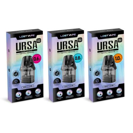 LOST VAPE Ursa Nano / Baby / Pro Ersatz Pods 3 Pack V1/V2/V3