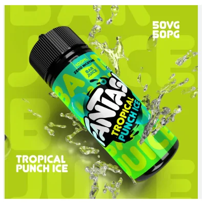 Fantasi Bar Juice - Tropical Punch Ice - 0mg 100ml - FantasiDieses E-Liquid Fantasi Tropical Punch Ice Bar Juice ist mit doppelt konzentrierten Aromen angereichert und wurde für Dampfer entwickelt, die den reichen, vollmundigen Geschmack von Einwegprodukten und die Erschwinglichkeit von Shortfills lieben.Eine wahre Geschmacksexplosion, bei der keiner Ihrer Sommerfavoriten auf dieser Party fehlt! Genießen Sie eine Fülle von säuerlicher Ananas, süßer Mango und saftiger Melone, serviert auf Eis für einen fruchtigen und erfrischenden Genuss.&nbsp;Lieferumfang: Fantasi Bar Juice - Tropical Punch Ice - 0mg 100ml - FantasiDATENBLATTHersteller FantasiLand Vereinigtes KönigreichGeschmack FruchtigPG/VG-Verhältnis 30/70Verpackung 120ml PE Flasche mit kindersicherem VerschlussFassungsvermögen 100mlNikotingehalt 0mg17145Fantasi - UK Premium Liquids22,90&nbsp;CHFsmoke-shop.ch22,90&nbsp;CHF