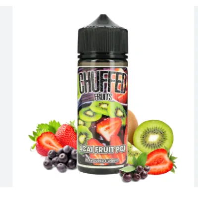 Acai Fruit Pot - Fruits - 100ml Shortfill Liquid by ChuffedLieferumfang: Acai Fruit Pot - Fruits - 100ml Shortfill Liquid by ChuffedDie erfrischenden Noten gemischter Früchte werden wunderbar mit einem Spritzer saftiger Acai-Beere kombiniert, um dieses göttliche E-Liquid zu kreieren.Für alle Fruchtfans lecker&nbsp;Inhalt: 100mlNikotingehalt: 0 mgMischverhältnis: 30% PG / 70% VGInhaltstoffe: Propylenglykol, pflanzliches Glyzerin, Aromen17167Chuffed Premium UK Liquids14,90&nbsp;CHFsmoke-shop.ch14,90&nbsp;CHF