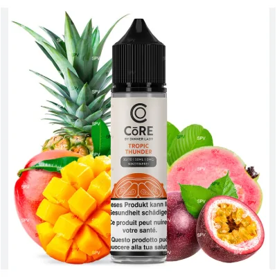 Tropic Thunder - Core by Dinner Lady - 50 ml in 60 ml - ShortfillTropic Thunder ist eine elektrisierende Fusion tropischer Früchte! Kopfnoten von reichhaltiger Ananas, Mango und Guave, gefolgt von Herznoten von knackigem Apfel, Zitrusfrüchten und süßer Passionsfrucht!Die Core-Reihe von Dinner Lady ist ein Shortfill mit einer Mischung aus 70 % VG und 30 % PG, das beeindruckende, dichte Wolken mit einem reichhaltigen Geschmack erzeugt. Kann als 0-mg-Liquid verdampft werden. Alternativ können Sie Nikotin hinzufügen, um Ihr Erlebnis individuell anzupassen.70 % VG, 30 % PG.50 ml (in 60ml Flasche)Tropic Thunder - Core by Dinner Lady - 50 ml in 60 ml - Shortfill17186Dinner Lady17,90 CHFsmoke-shop.ch17,90 CHF