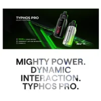 Pack Pod Typhos PRO - Uwell - 6 ml - 3000 mAh - USB C - 45 WattEntschlossen dynamisch, leistungsstark – das ist der Typhos Pro von Uwell.Integrierter 3000-mAh-Akku, der sich über USB-C mit 2 A schnell aufladen lässt.Die Leistung passt sich je nach eingesetzter Kartusche automatisch auf bis zu 45 Watt an.2 Betriebsmodi: Storm und Waves.6 ml Fassungsvermögen und seitliche Befüllung.Kartuschen mit integriertem Dual-Mesh-Widerstand.Kompatibel mit Kartuschen der Typhos Platform-Serie.Einstellbarer Airflow, perfekt für MTL- bis RDL-Züge.Großes, klares und gut lesbares 1,47-Zoll-Display mit dynamischen Designs.Aktivierung per Knopfdruck oder automatisch durch Inhalieren.17197Uwell 31,40 CHFsmoke-shop.ch31,40 CHF