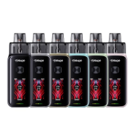 Pack Pod Typhos PRO - Uwell - 6 ml - 3000 mAh - USB C - 45 WattEntschlossen dynamisch, leistungsstark – das ist der Typhos Pro von Uwell.Integrierter 3000-mAh-Akku, der sich über USB-C mit 2 A schnell aufladen lässt.Die Leistung passt sich je nach eingesetzter Kartusche automatisch auf bis zu 45 Watt an.2 Betriebsmodi: Storm und Waves.6 ml Fassungsvermögen und seitliche Befüllung.Kartuschen mit integriertem Dual-Mesh-Widerstand.Kompatibel mit Kartuschen der Typhos Platform-Serie.Einstellbarer Airflow, perfekt für MTL- bis RDL-Züge.Großes, klares und gut lesbares 1,47-Zoll-Display mit dynamischen Designs.Aktivierung per Knopfdruck oder automatisch durch Inhalieren.17197Uwell 44,90 CHFsmoke-shop.ch44,90 CHF