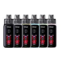 Pack Pod Typhos PRO - Uwell - 6 ml - 3000 mAh - USB C - 45 WattEntschlossen dynamisch, leistungsstark – das ist der Typhos Pro von Uwell.Integrierter 3000-mAh-Akku, der sich über USB-C mit 2 A schnell aufladen lässt.Die Leistung passt sich je nach eingesetzter Kartusche automatisch auf bis zu 45 Watt an.2 Betriebsmodi: Storm und Waves.6 ml Fassungsvermögen und seitliche Befüllung.Kartuschen mit integriertem Dual-Mesh-Widerstand.Kompatibel mit Kartuschen der Typhos Platform-Serie.Einstellbarer Airflow, perfekt für MTL- bis RDL-Züge.Großes, klares und gut lesbares 1,47-Zoll-Display mit dynamischen Designs.Aktivierung per Knopfdruck oder automatisch durch Inhalieren.17197Uwell 31,40 CHFsmoke-shop.ch31,40 CHF