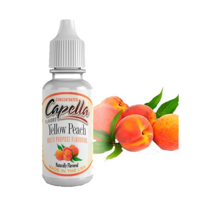 Yellow Peach - Capella Aroma 13ml (DIY)13 ml Capella Aroma zum Mischen mit Basis-LiquidCapella Aromen sind "Made in USA" und werden ohne Diacetyl hergestellt.Die Capella Aromen werden in einer PE-Flasche mit Tropfauslass versendet.Yellow Peach - PfirsichEmpfohlene Dosierung:ca. 5%-10% (0,5-1ml Aroma auf 10ml Basis-Liquid)Bitte die Dosierung an den VG Anteil der Basis anpassen (mehr VG = mehr Aroma)Hinweis:Aromen können NICHT pur gedampft werden. Bitte mit entsprechender Liquid-Basis mischen!17198Capella Flavours4,10 CHFsmoke-shop.ch4,10 CHF