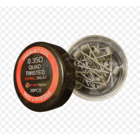 Quad Twisted 0.35 ohm (20 Stück) - Fumytech - Vorgewickelte Coils -Schachteln mit 10 Quad Twisted Coils3mm DurchmesserQuad Twisted Coil: intensive Aromen und LanglebigkeitWiderstand pro Wicklung: etwa 0,35ΩHersteller : FumytechWerkstoff(e): Kanthal A1 - 2 x 28GSpule Durchmesser: 3mm15110Fumytech7,90 CHFsmoke-shop.ch7,90 CHF