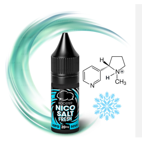 Nicosalt Xtra Fresh - 20mg Shot - Nikotinsalz 50/50 - 10ml - Eliquid France - Shot - Booster