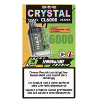SKE Crystal CL6000 Kit - 20mg - 2ml Pod -10ml Tank - USB-C - Tanks wechselbarAuf der Suche nach dem besten Pod-Vape-Kit als Ersatz für Einwegprodukte im Jahr 2025? Der SKE Crystal CL6000 liefert bis zu 6000 Züge mit kräftigem MTL-Geschmack (Mouth-to-Lung) in einem schlanken, umweltfreundlichen Semi-Einweg-Design. Als Teil der legendären Crystal-Serie von SKE kombiniert dieses 2024 erschienene Modell zwei Mesh-Spulen, einen wiederaufladbaren 800-mAh-Akku und ein 12-ml-Automatik-Nachfüllsystem für einen reichhaltigen Geschmack und weniger Abfall – perfekt für ehemalige Raucher oder Vaper, die Wert auf Qualität legen.MERKMALE:Wiederaufladbares Einweg-Vape10ml Nachfüllbehälter20mg Nik-Salz E-Flüssigkeit650mAh Eingebauter AkkuBoost-Modus8000 Züge pro GerätEingebauter 2ml austauschbarer PodSchnelles Aufladen (ohne USB-C Kabel separat erhältlich)Kindersichere SperreKompatibel zum neuen Schweizer Tabakgesetz (2ml Pod - separater Tank)Pod auswechselbar - Coils fest verbaut.&nbsp;SKE Crystal CL6000 Kit - 20mg - 2ml Pod -10ml Tank - USB-C - Tanks wechselbar17224SKE - Big Vapes -19,90&nbsp;CHFsmoke-shop.ch19,90&nbsp;CHF