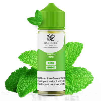 Bar Juice - Fresh Mint - 80ml ShortfillLieferumfang: Bar Juice - Fresh Mint&nbsp; - 80ml ShortfillGeschmack: frische MinzeMischverhältnis: 50&nbsp;VG / 50&nbsp;PGInhalt: 80 ml in einer 120 ml Chubby Flasche17258Bar Juice 5000 - Premium UK Liquids22,90&nbsp;CHFsmoke-shop.ch22,90&nbsp;CHF