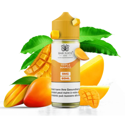 Bar Juice - Triple Mango - 80ml ShortfillLieferumfang: Bar Juice - Triple Mango - 80ml ShortfillGeschmack: Triple Mango&nbsp;3facher Mango geschmackMischverhältnis: 50 VG 50 PG&nbsp;Füllmenge: 80 ml in 120 ml Chubby Flasche&nbsp;Platz für 4 Nikotinshots (6mg)&nbsp;17265Bar Juice 5000 - Premium UK Liquids22,90&nbsp;CHFsmoke-shop.ch22,90&nbsp;CHF