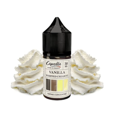 Vanilla Whipped Cream v2 - Capella France - Aroma 30ml (DIY)Lieferumfang: 1x Vanilla Whipped Cream v2 - Capella France - Aroma 30ml (DIY)Geschmack: Eine leichte und luftige Schlagsahne mit einem Hauch Vanille.Dosierung: 10-15% 30ml At least 15 days made in FranceHinweis:Aromen können NICHT pur gedampft werden. Bitte mit entsprechender Liquid-Basis mischen.17286Capella Flavours10,90&nbsp;CHFsmoke-shop.ch10,90&nbsp;CHF