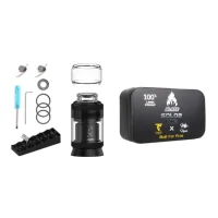 Blaze Solo 2 RTA 3.5ml 25mm - Thunder Cloud x Mike Vapes - silberBlaze Solo 2 RTA 3.5ml 25mm - Thunder Cloud x Mike Vapes - Vers. FarbenDer Blaze Solo RTA feiert sein großes Comeback mit einer noch ausgefeilteren Version 2, die aus der Zusammenarbeit zwischen Thunder Cloud und Mike Vapes hervorgegangen ist! Postless Single-Coil-Deck in W-Form für eine einfache Installation der Coils.Fassungsvermögen von 3,5 ml (gerade) oder 5,5 ml (Bubble) und Befüllung von oben.Präzise einstellbarer Top-Airflow in Wabenform, perfekt für RDL- bis DL-Züge.Drip Tip 810 Wide Bore.Durchmesser von 25 mm (Basis) und 29 mm mit Pyrex-Bubble.Lieferumfang1 x Blaze Solo 2 RTA1 x Pyrex Straight 3,5 ml (vorinstalliert)1 x Pyrex Bubble 5,5 ml1 x Zubehörtasche1 x BedienungsanleitungEigenschaftenAbmessungen: 42,0 x Ø25,0 mm (Basis)Postless Single-Coil-DeckFassungsvermögen: 3,5 ml / 5,5 mlEinstellbarer AirflowZug: RDL bis DL Drip Tip 810 17139Thunder Cloud x EL62,00 CHFsmoke-shop.ch62,00 CHF Blaze Solo 2 RTA 3.5ml 25mm - Thunder Cloud x Mike Vapes - silberBlaze Solo 2 RTA 3.5ml 25mm - Thunder Cloud x Mike Vapes - Vers. FarbenDer Blaze Solo RTA feiert sein großes Comeback mit einer noch ausgefeilteren Version 2, die aus der Zusammenarbeit zwischen Thunder Cloud und Mike Vapes hervorgegangen ist! Postless Single-Coil-Deck in W-Form für eine einfache Installation der Coils.Fassungsvermögen von 3,5 ml (gerade) oder 5,5 ml (Bubble) und Befüllung von oben.Präzise einstellbarer Top-Airflow in Wabenform, perfekt für RDL- bis DL-Züge.Drip Tip 810 Wide Bore.Durchmesser von 25 mm (Basis) und 29 mm mit Pyrex-Bubble.Lieferumfang1 x Blaze Solo 2 RTA1 x Pyrex Straight 3,5 ml (vorinstalliert)1 x Pyrex Bubble 5,5 ml1 x Zubehörtasche1 x BedienungsanleitungEigenschaftenAbmessungen: 42,0 x Ø25,0 mm (Basis)Postless Single-Coil-DeckFassungsvermögen: 3,5 ml / 5,5 mlEinstellbarer AirflowZug: RDL bis DL Drip Tip 810 17139Thunder Cloud x EL62,00 CHFsmoke-shop.ch62,00 CHF