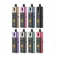 Starter Set Pod Fluffi PRO - 3.5 ml - 2800 mAh - Aspire - vers. FarbenDer Fluffi Pro von Aspire ist ein kompakter und vielseitiger Pod Mod, ideal für Dampfer, die sowohl luftige als auch enge Züge mögen.Ausgestattet mit einem integrierten 2800-mAh-Akku mit schneller USB-C-2A-Aufladung bietet er eine großzügige Autonomie und schnelle Wiederherstellung.Seine einstellbare Leistung von bis zu 40 W ermöglicht eine präzise Steuerung und optimiert Geschmack und Dampf. Das 1,47-Zoll-TFT-Farbdisplay zeigt wichtige Informationen übersichtlich mit einer anpassbaren Benutzeroberfläche an.Die 3,5-ml-Fluffi-Pod-Kartusche mit einfacher Befüllung und Schutzkappe sorgt für eine auslaufsichere Verwendung. Der für VG-reiche E-Liquids optimierte Dual-Mesh-Widerstand von 0,4 Ω garantiert reichlich Dampf und intensive Aromen.17324Aspire33,90&nbsp;CHFsmoke-shop.ch33,90&nbsp;CHF